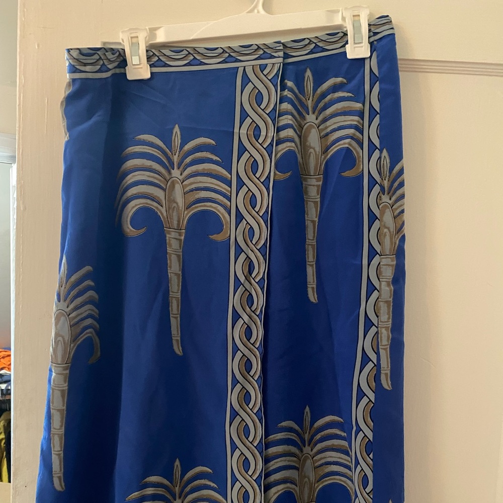Tracy Reese silk wrap skirt